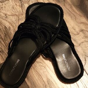 PrettyLittleThing Black Women's Sandals